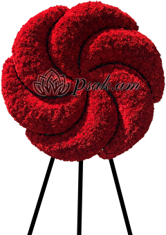 Ծաղկեպսակ Կարմիր հավերժություն